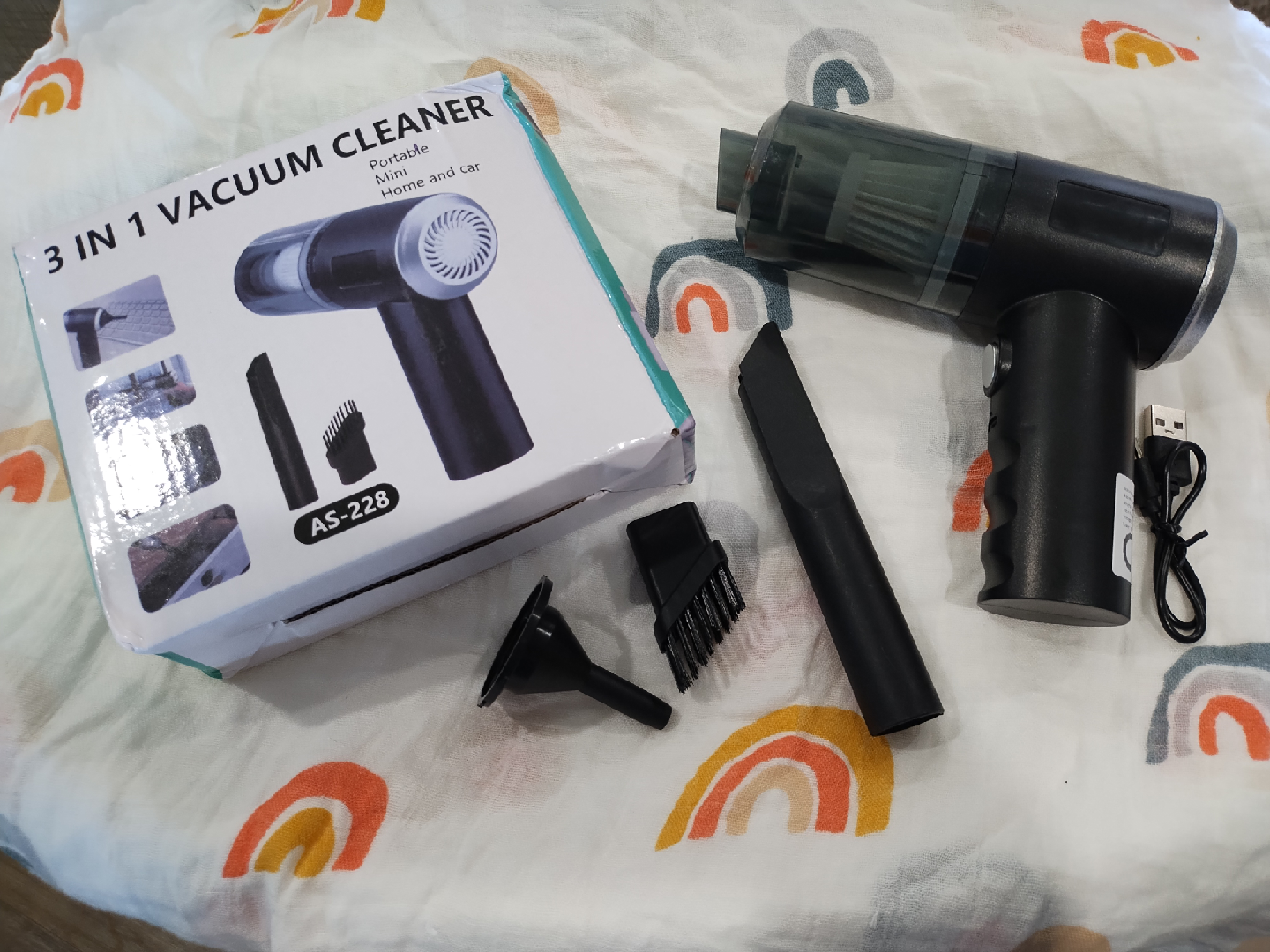 3 in 1 Portable Mini Vacuum Cleaner AS-228 - photo 2