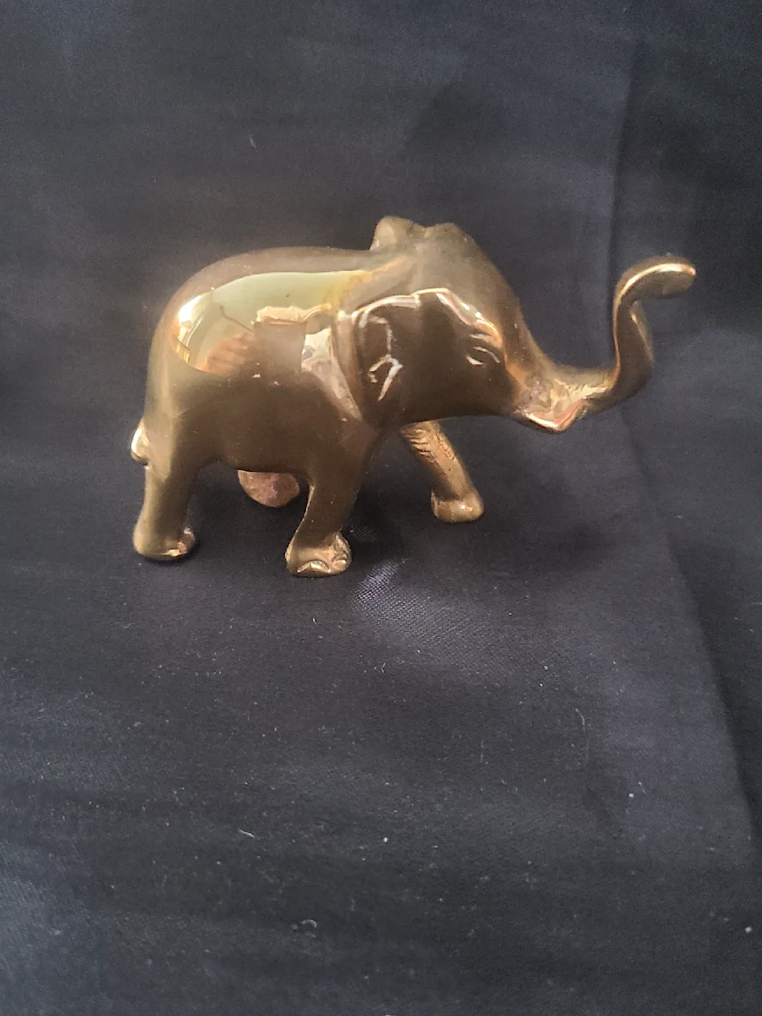 Miniture Brass Elephant Figurine image indicator(2)