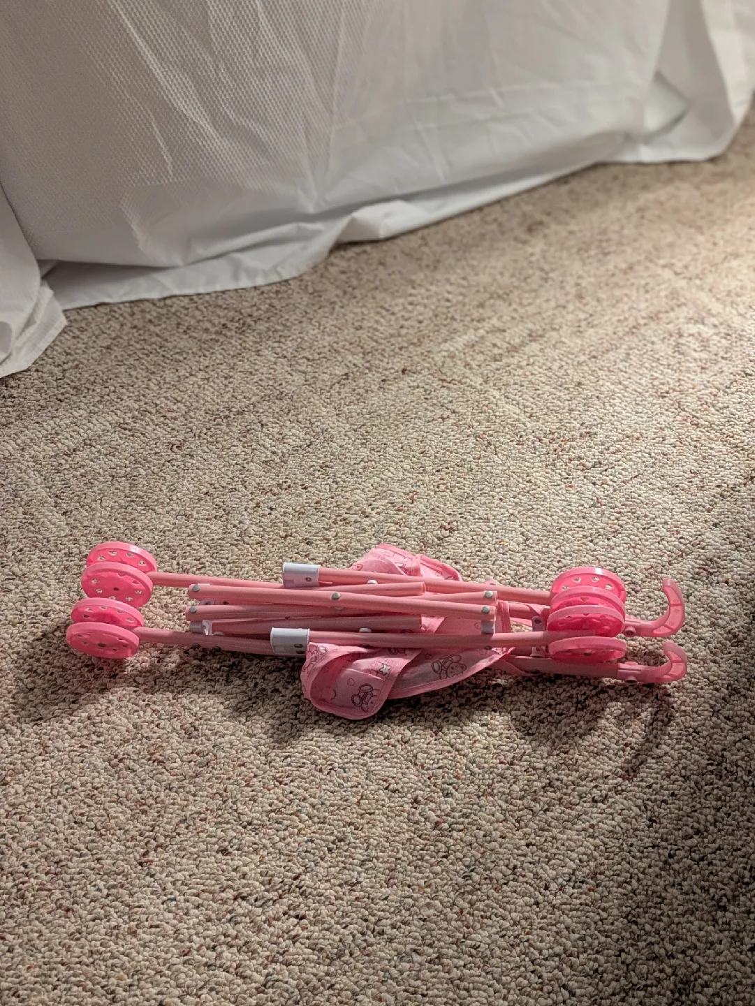 Pink Toy Stroller image indicator(2)