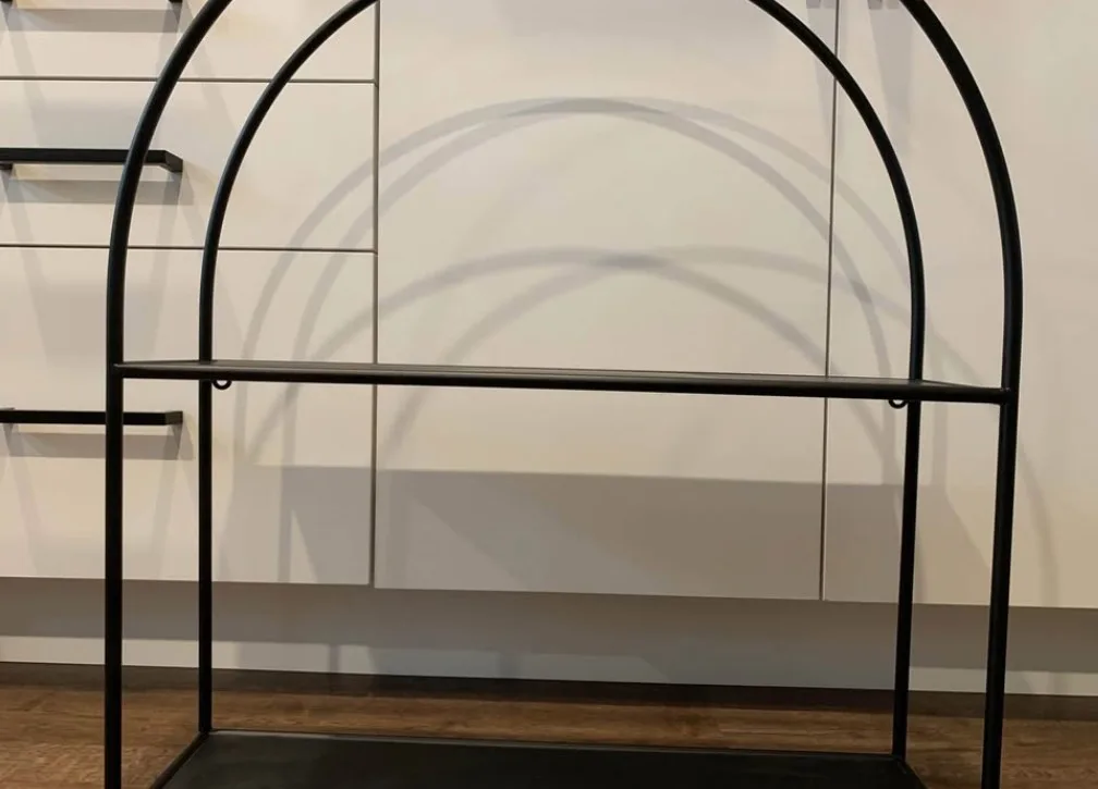 Modern Arch Metal Wall Shelf image indicator(3)