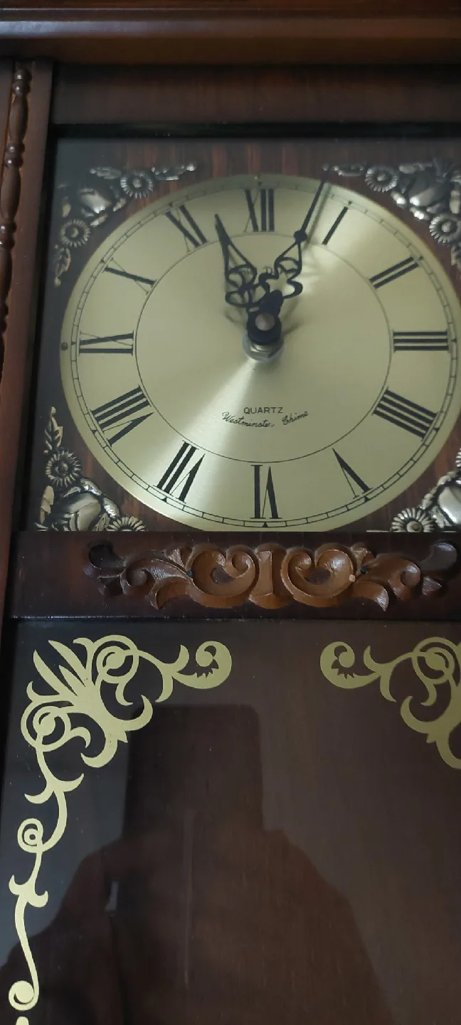 Vintage Grandfather Chime Quartz Wall Clock image indicator(5)