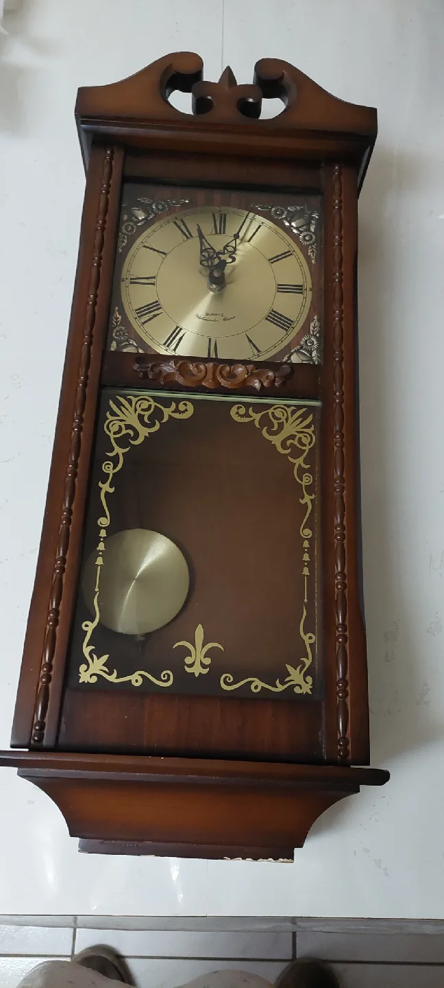 Vintage Grandfather Chime Quartz Wall Clock image indicator(7)