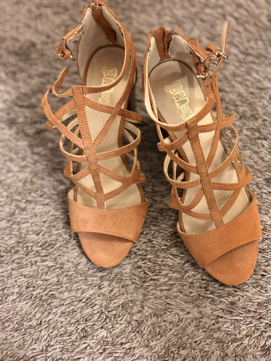TRASH Strappy Heels - Size 9 - photo 5
