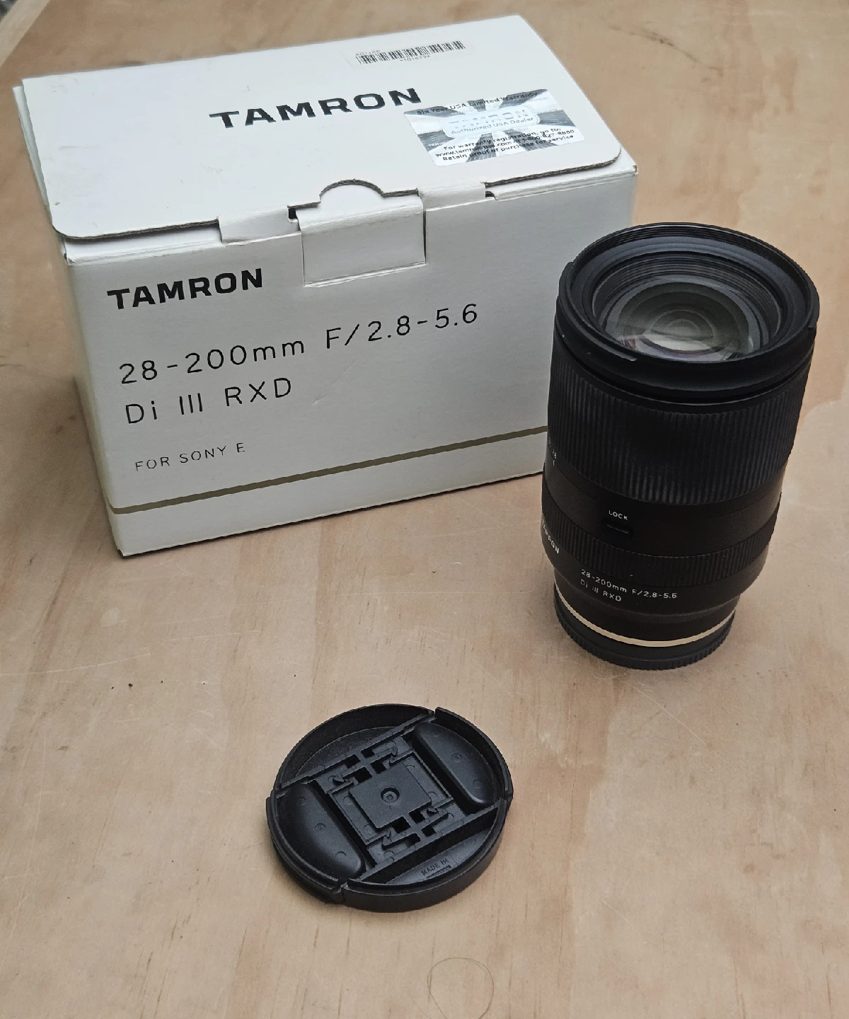 Tamron 28-200mm F/2.8-5.6 Di III RXD Lens for Sony E
