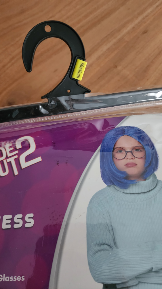 Inside Out 2 Sadness Costume Kit - Child Medium - photo 2