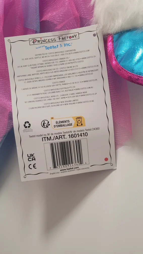 Princess Factory Unicorn Costume - Size 3+ image indicator(5)