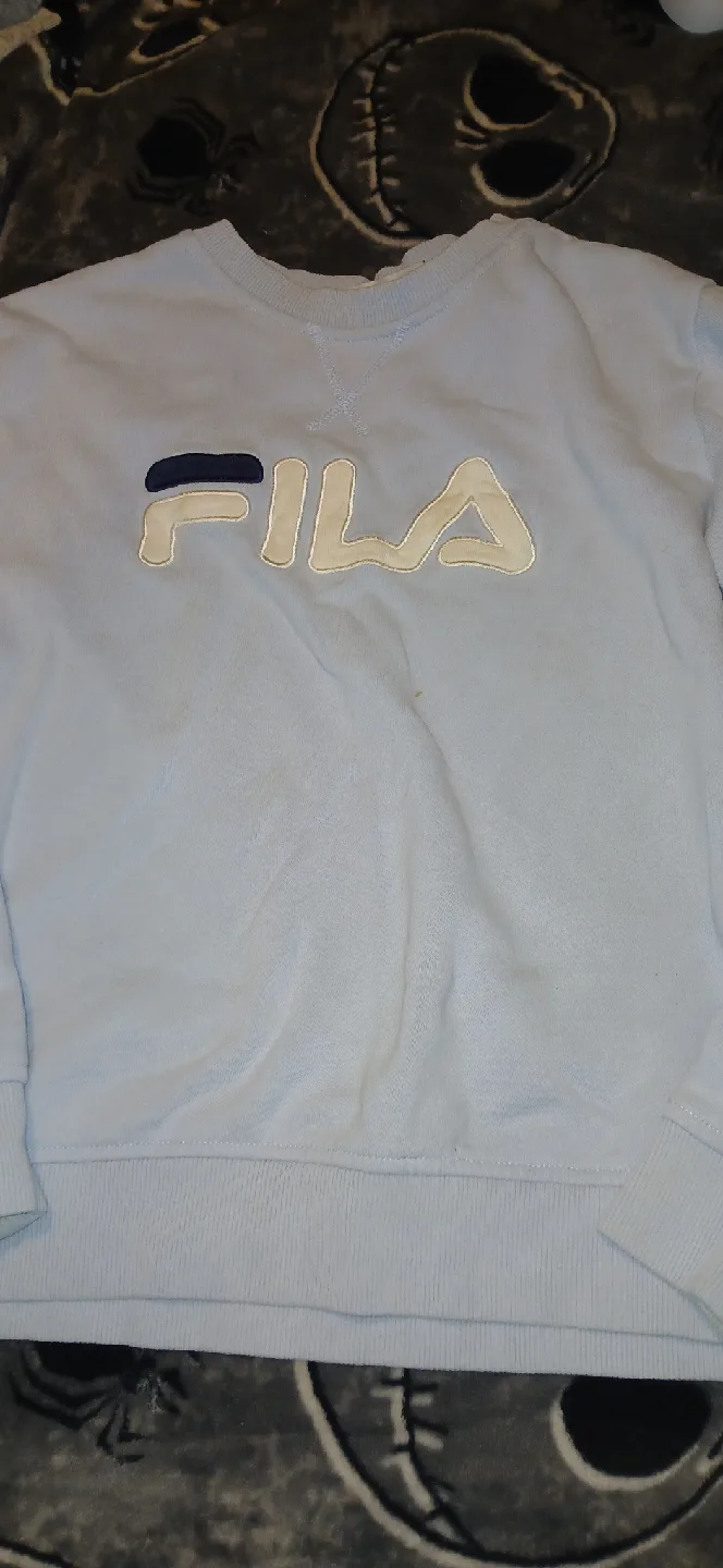 Fila Sweatshirt Size S Light Blue thumbnail