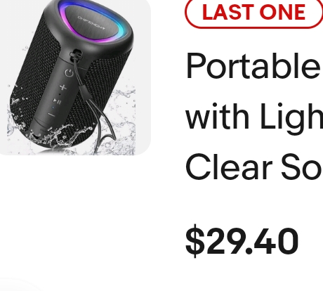 CH-ENCHY Portable Bluetooth Speaker