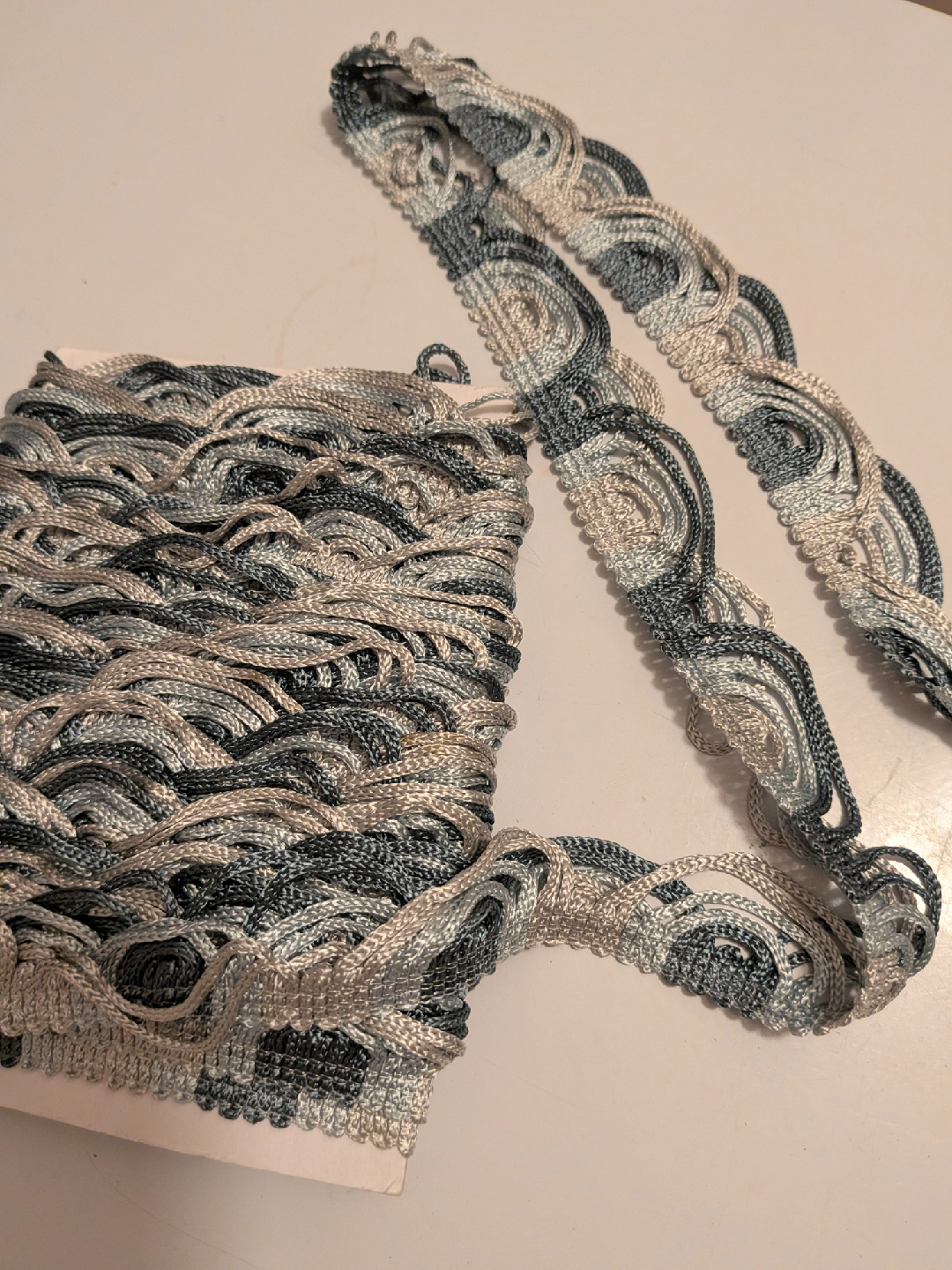 Blue & Silver Decorative Trim - FIVE YARDS - photo 2