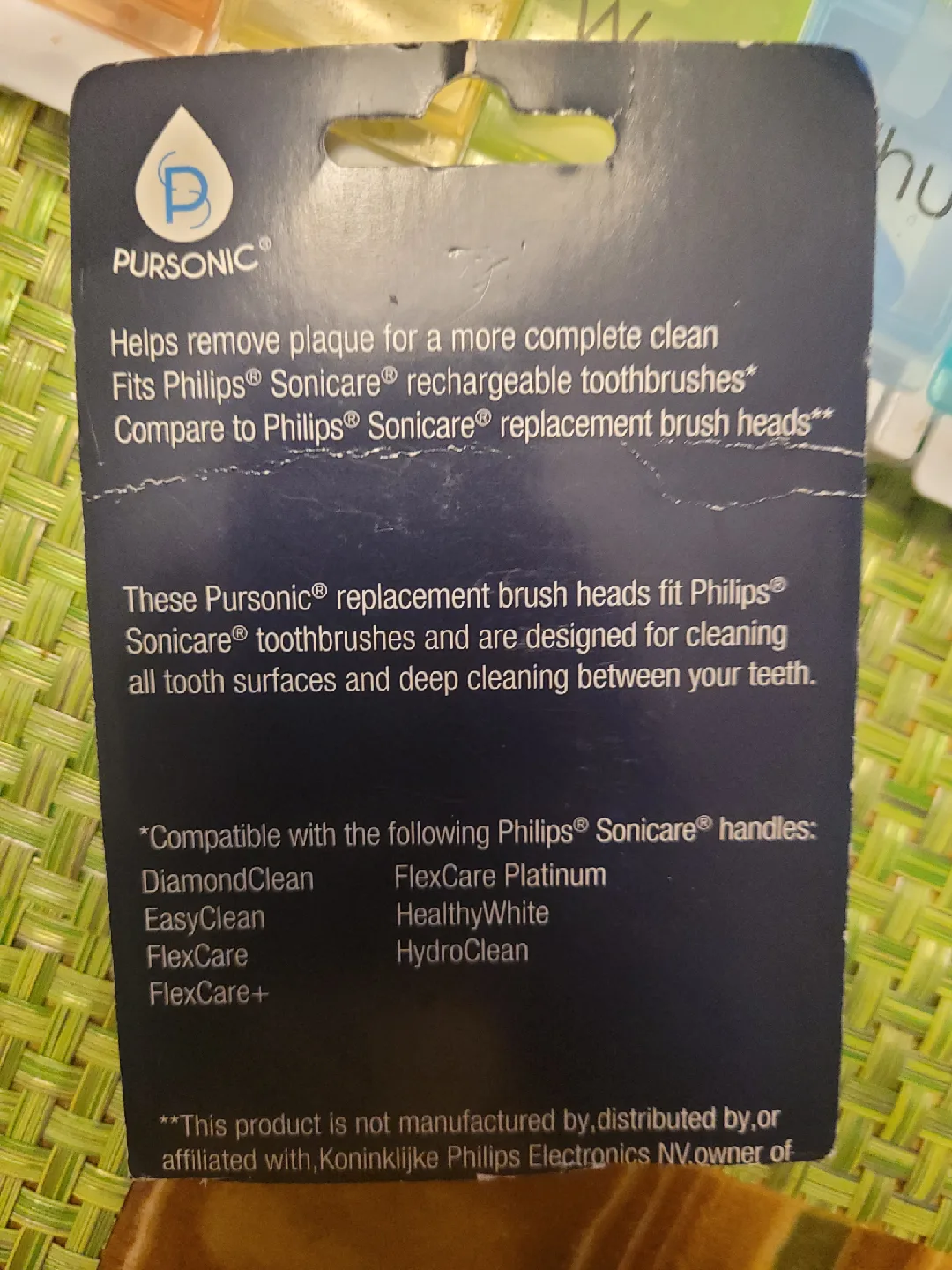 Pursonic Toothbrush Replacement Heads - Fits Philips Sonicare image indicator(3)
