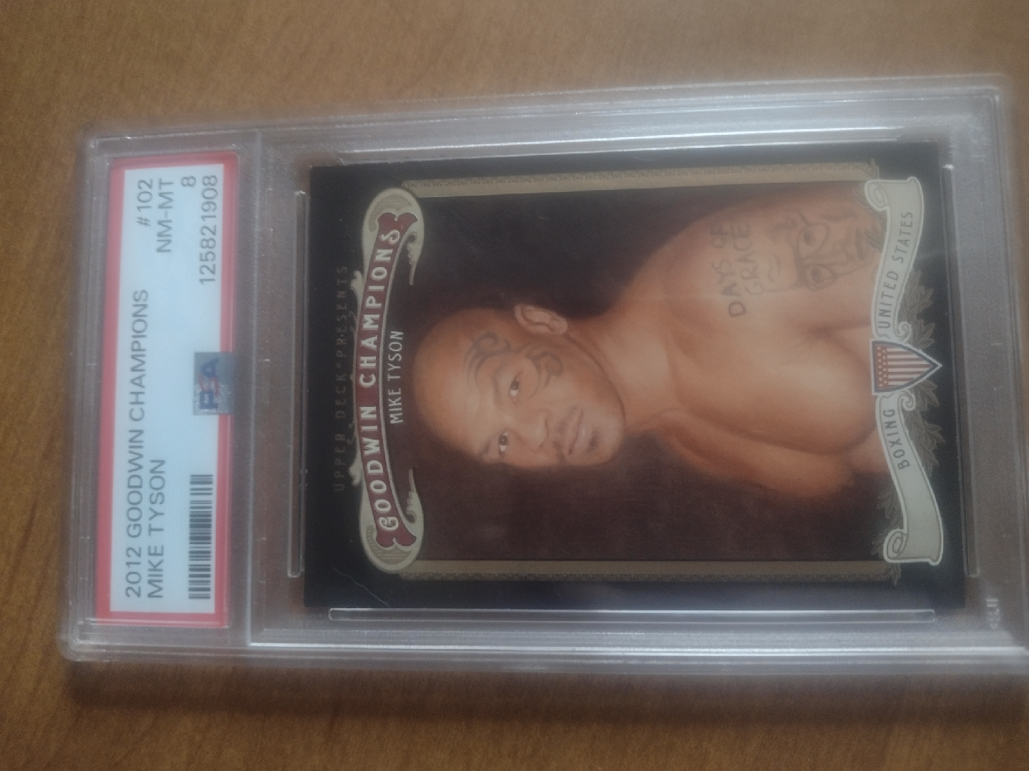 2012 Goodwin Champions Mike Tyson Card