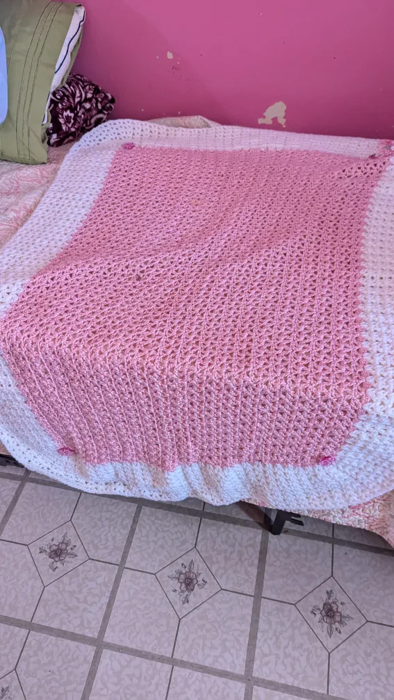 Handmade Crocheted Baby Blanket & Outfit image indicator(2)