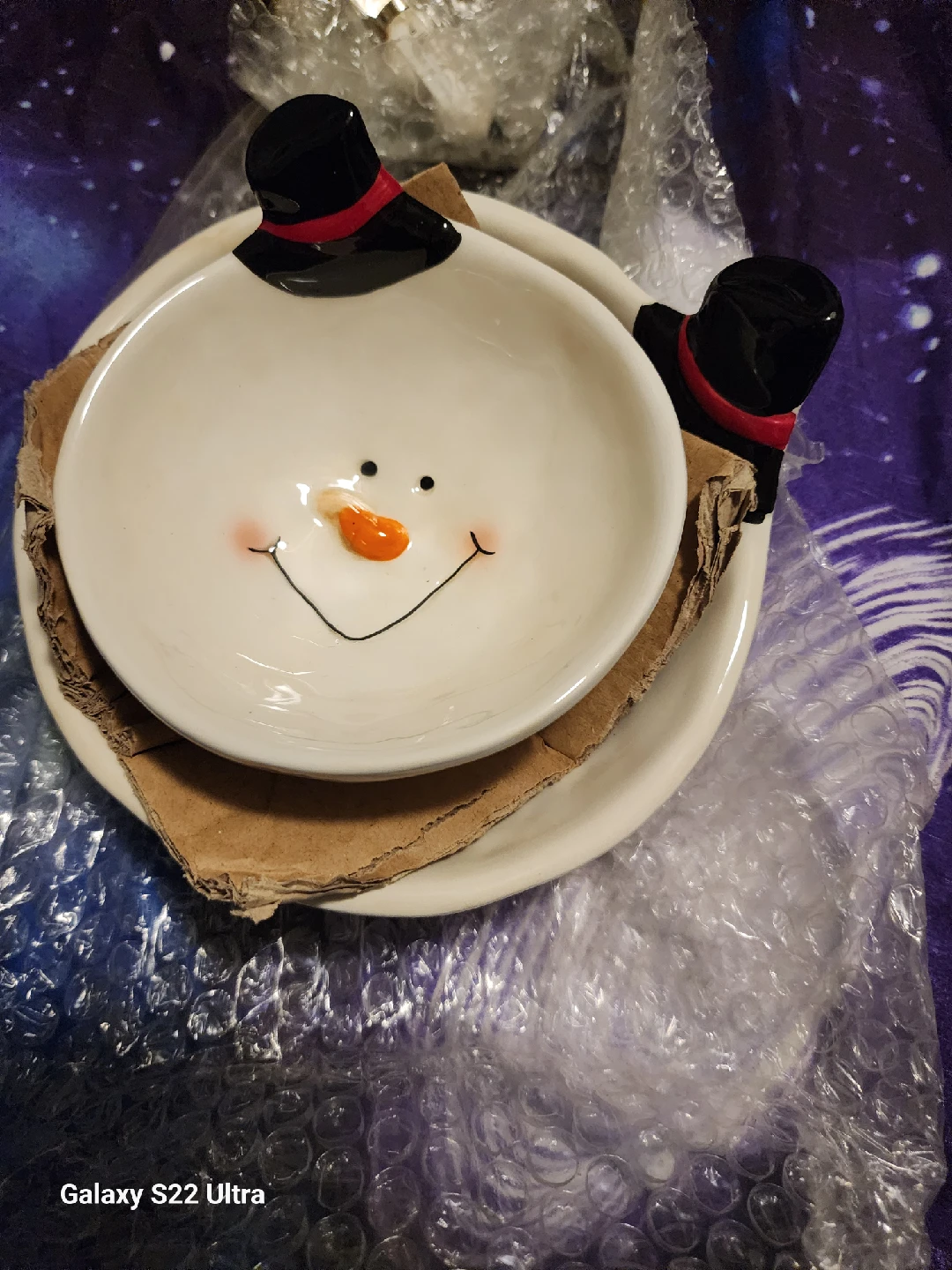 Snowman Bowl and Spreader Set - photo 2