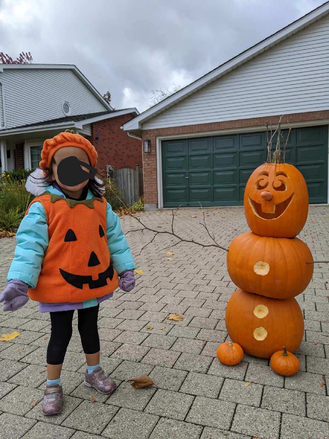 Pumpkin Costume with Hat - photo 2