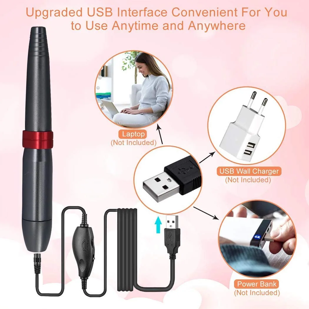 FunPa Electric Nail Drill,Portable Electric Nail Drill image indicator(3)