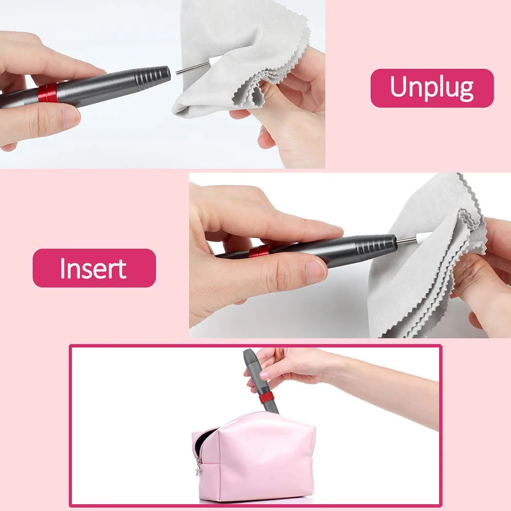 FunPa Electric Nail Drill,Portable Electric Nail Drill image indicator(4)