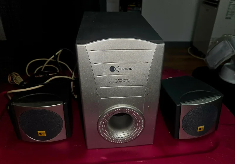 PRO-368 Subwoofer Stereo Speaker System thumbnail