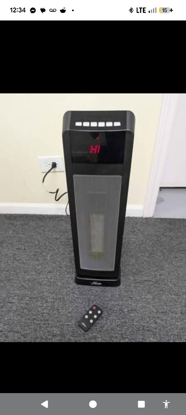 Hunter Tower Heater with Remote