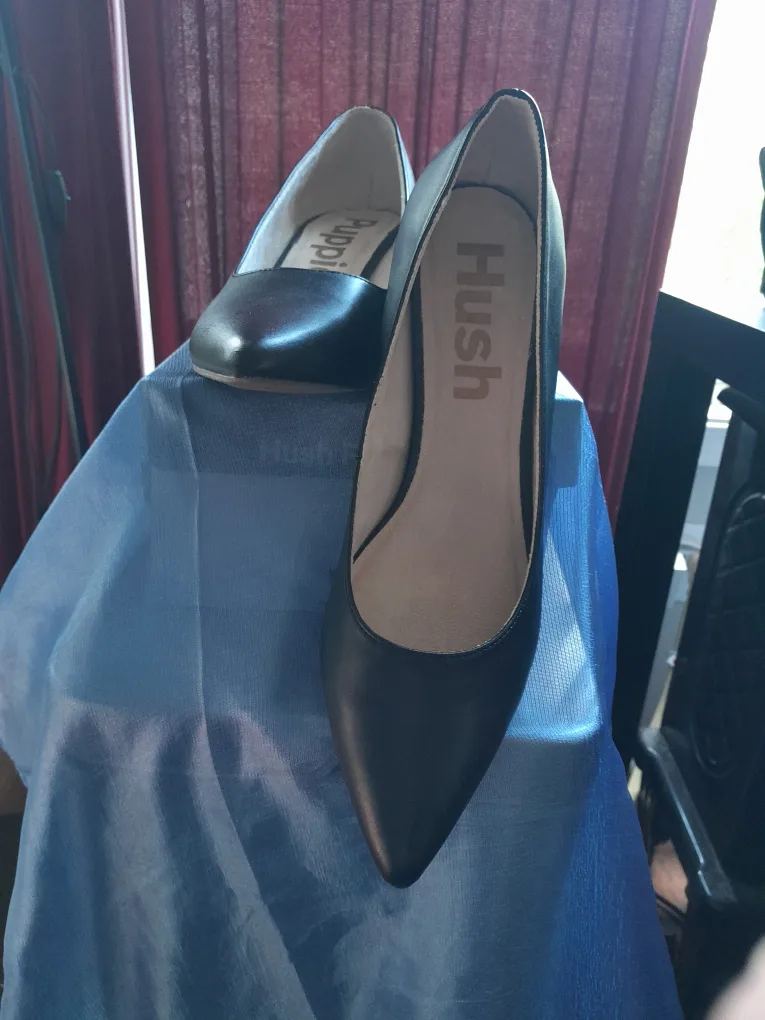 Hush Puppies Sofie Pump, Black, Women's Size 10 image indicator(2)