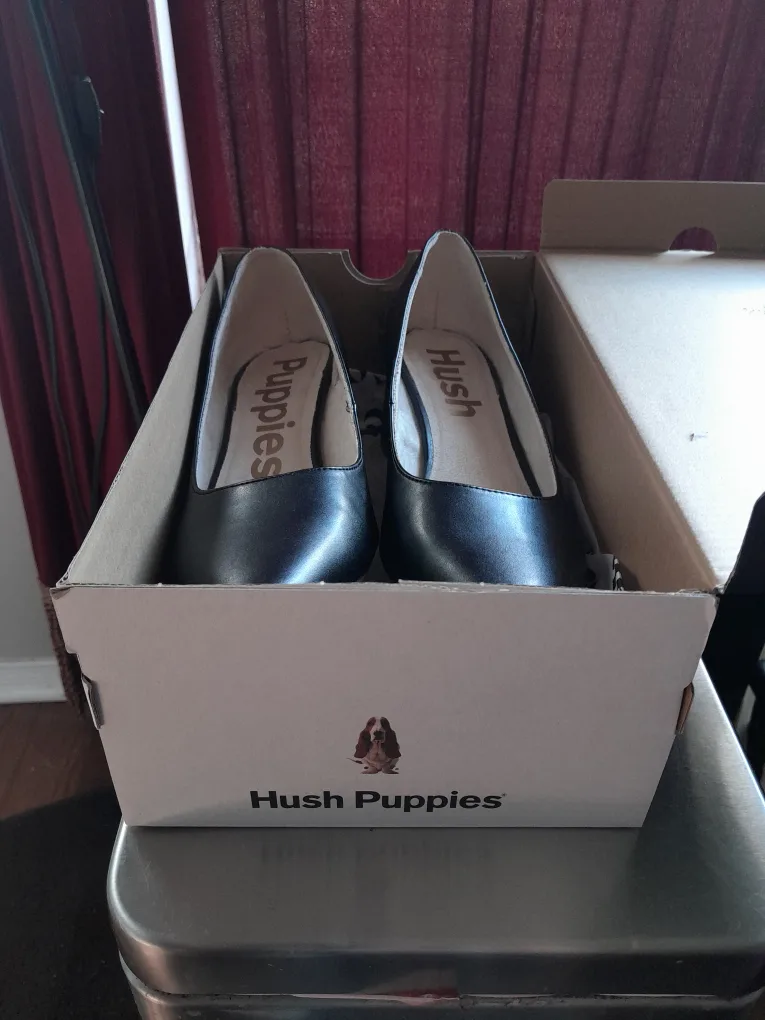 Hush Puppies Sofie Pump, Black, Women's Size 10 image indicator(6)