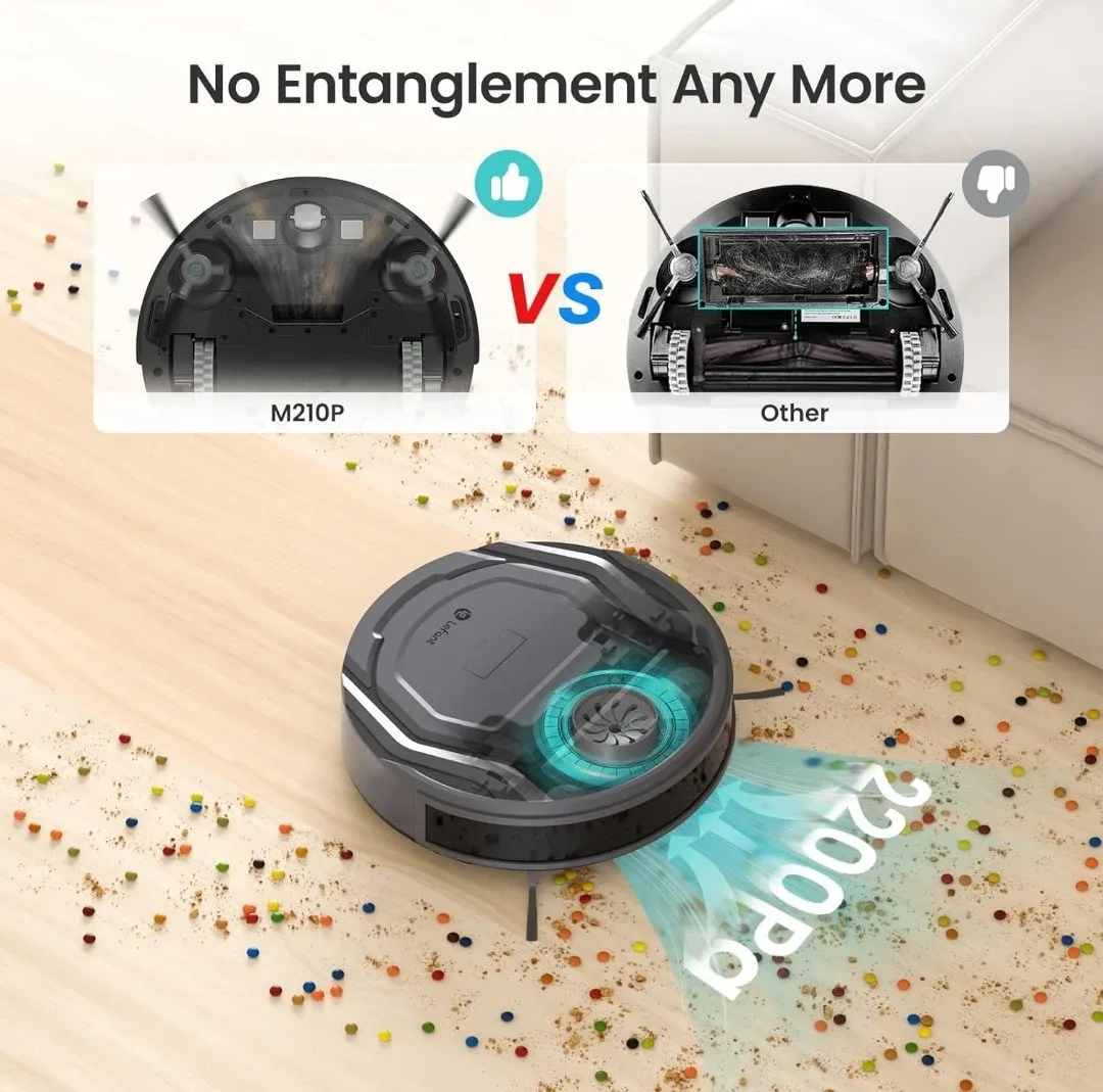 Lefant M210P Robot Vacuum - Smart Voice Control image indicator(3)