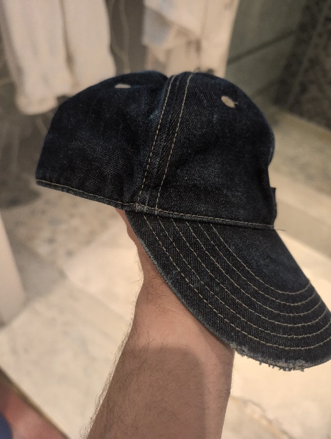 Diesel Denim Baseball Cap - One Size image indicator(5)