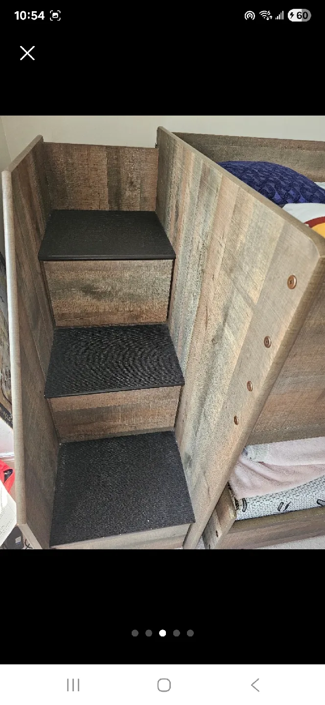 Wooden Bunk Bed with Stairs image indicator(3)