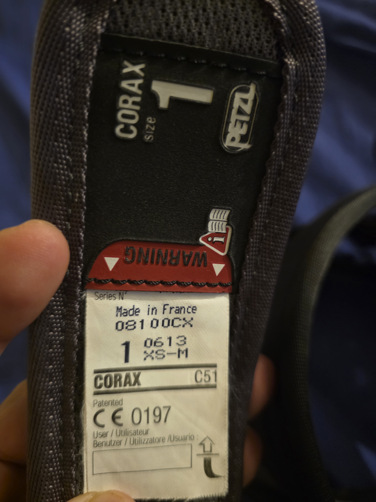 petlz corax climbing harness size 1 XS-MEDUIEM - photo 2