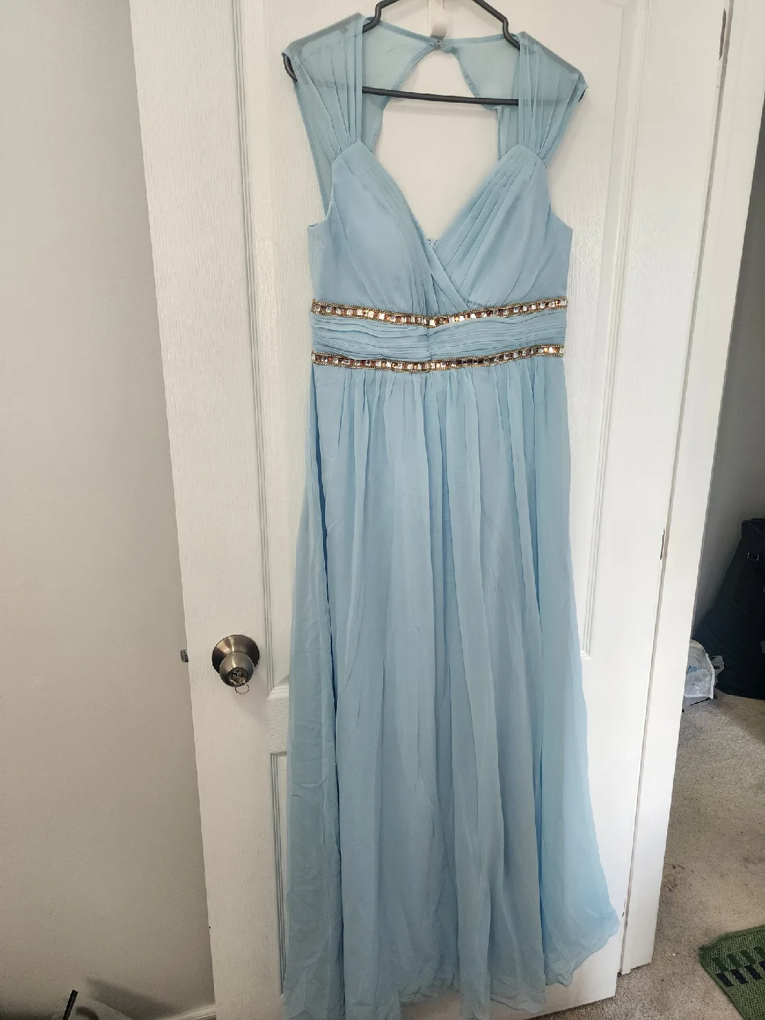 Light Blue Bridesmaid Dress thumbnail