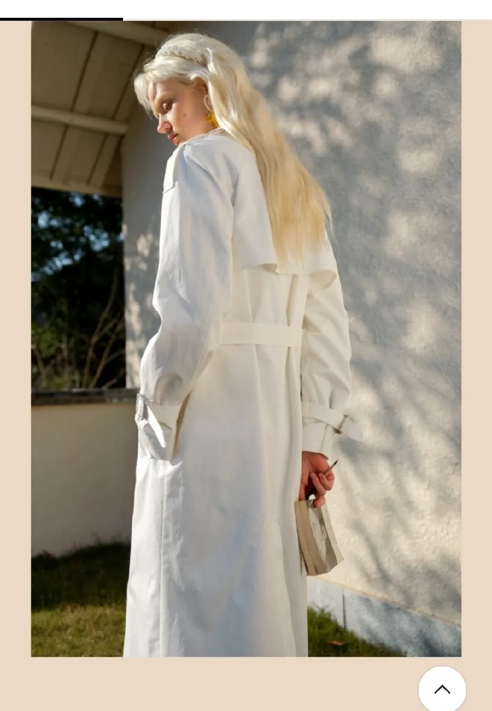 Dundrop DD White World Trench Coat image indicator(5)