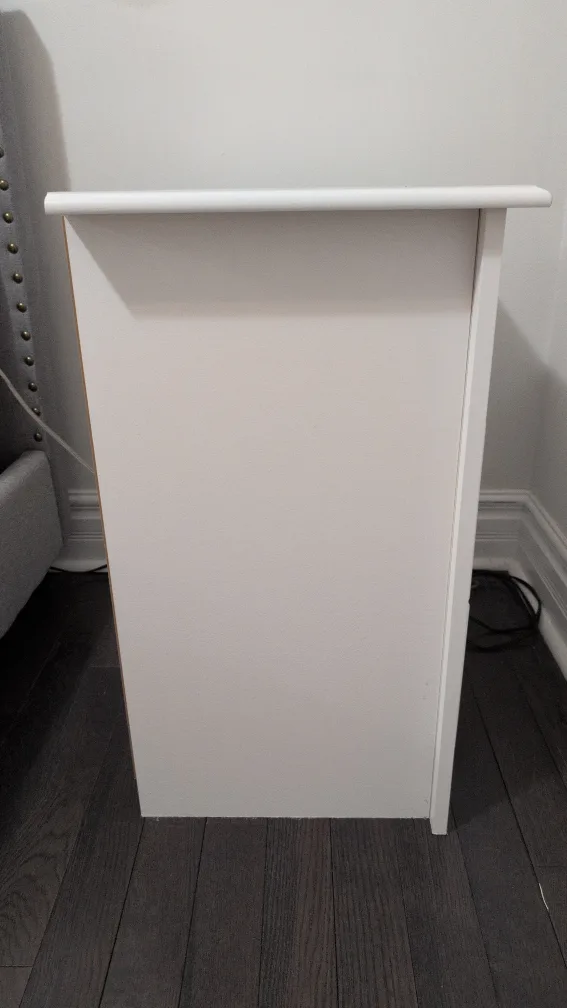 White Bedside Table with 2 Drawers image indicator(3)