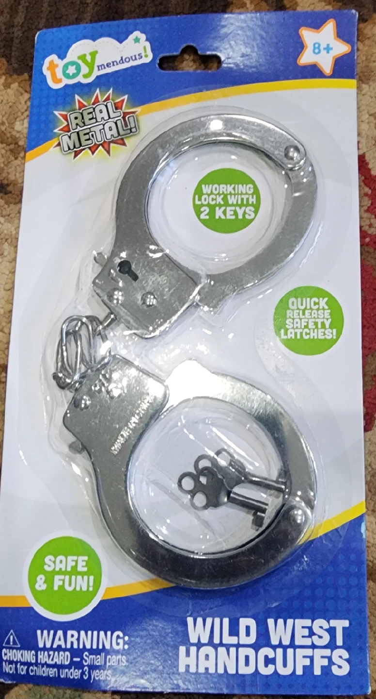 Toy-mendous Wild West Handcuffs - New in Package