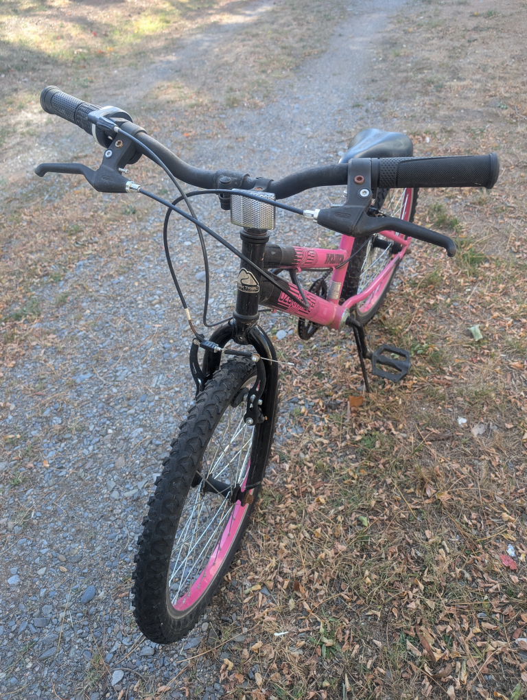 Pink & Black Girls Mountain Bike