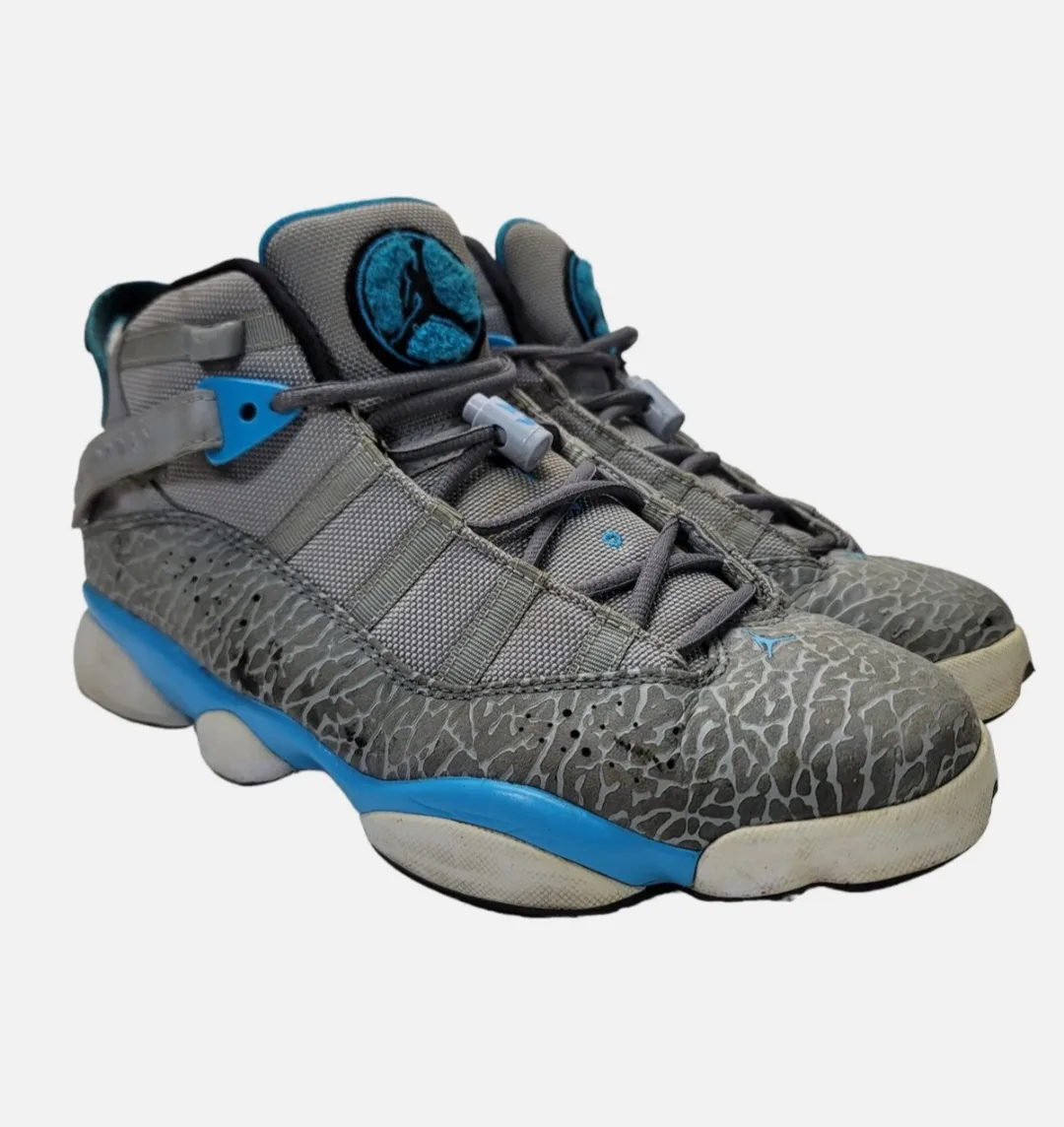 Jordan 6 Rings Gray/Blue Sneakers image indicator(3)
