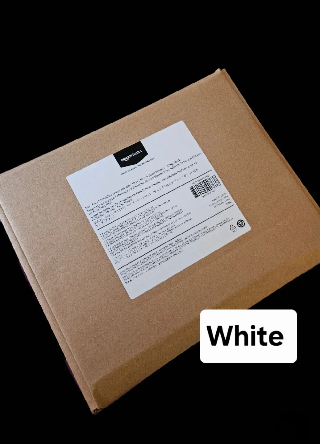 Amazon Basics Microfiber Sheet Set - White image indicator(2)