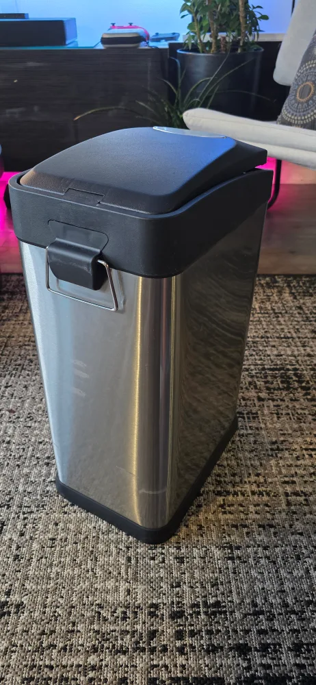 Compass Rectangular Pedal Bin 15 Litres Stainless Steel image indicator(4)