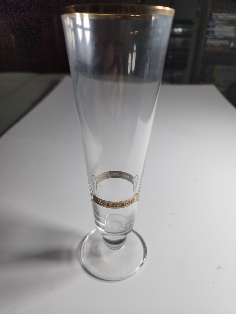 Warsteiner Beer Glass - photo 4