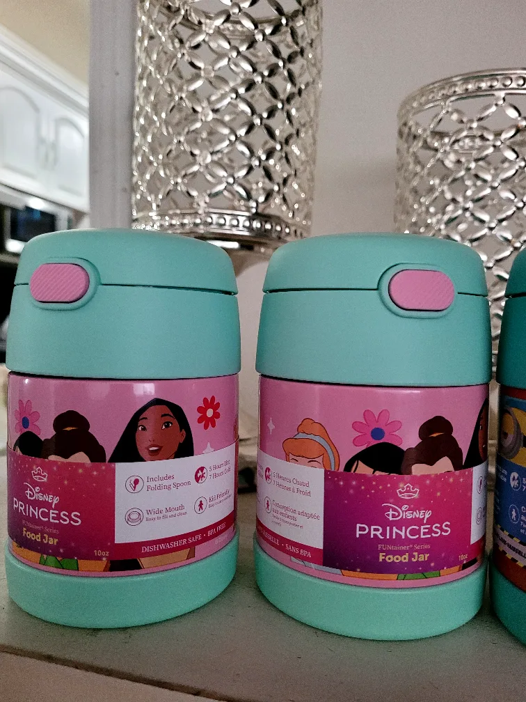 Disney Princess FUNtainer Series Food Jar - 10oz image indicator(2)