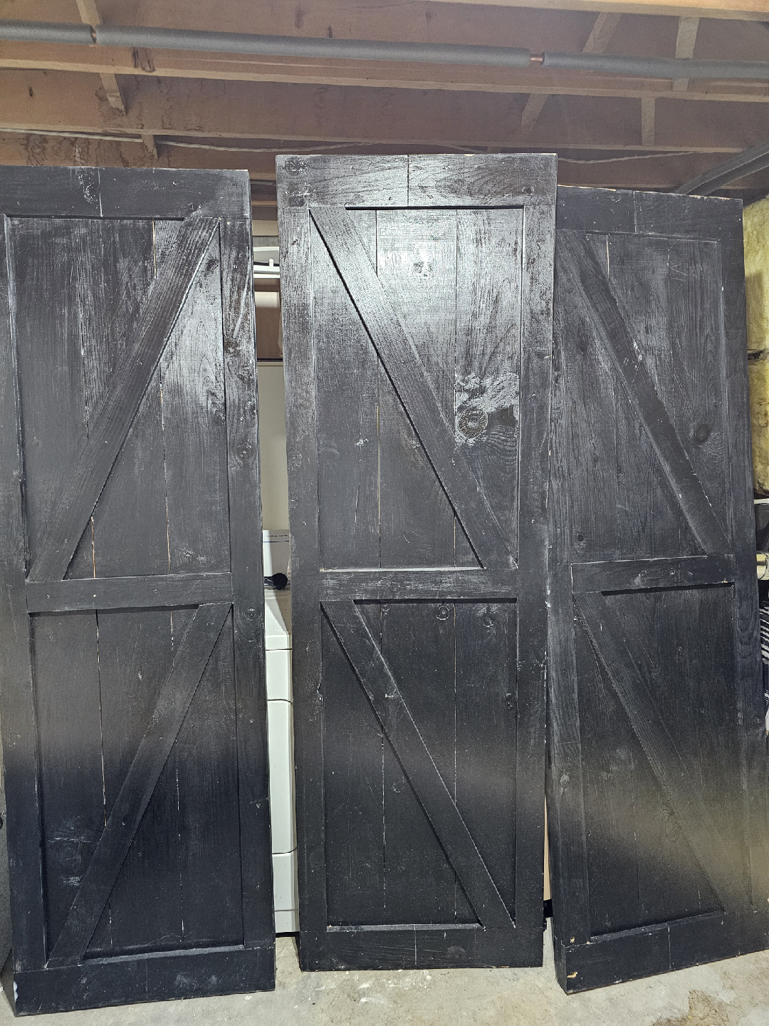 Black Wooden Barn Doors