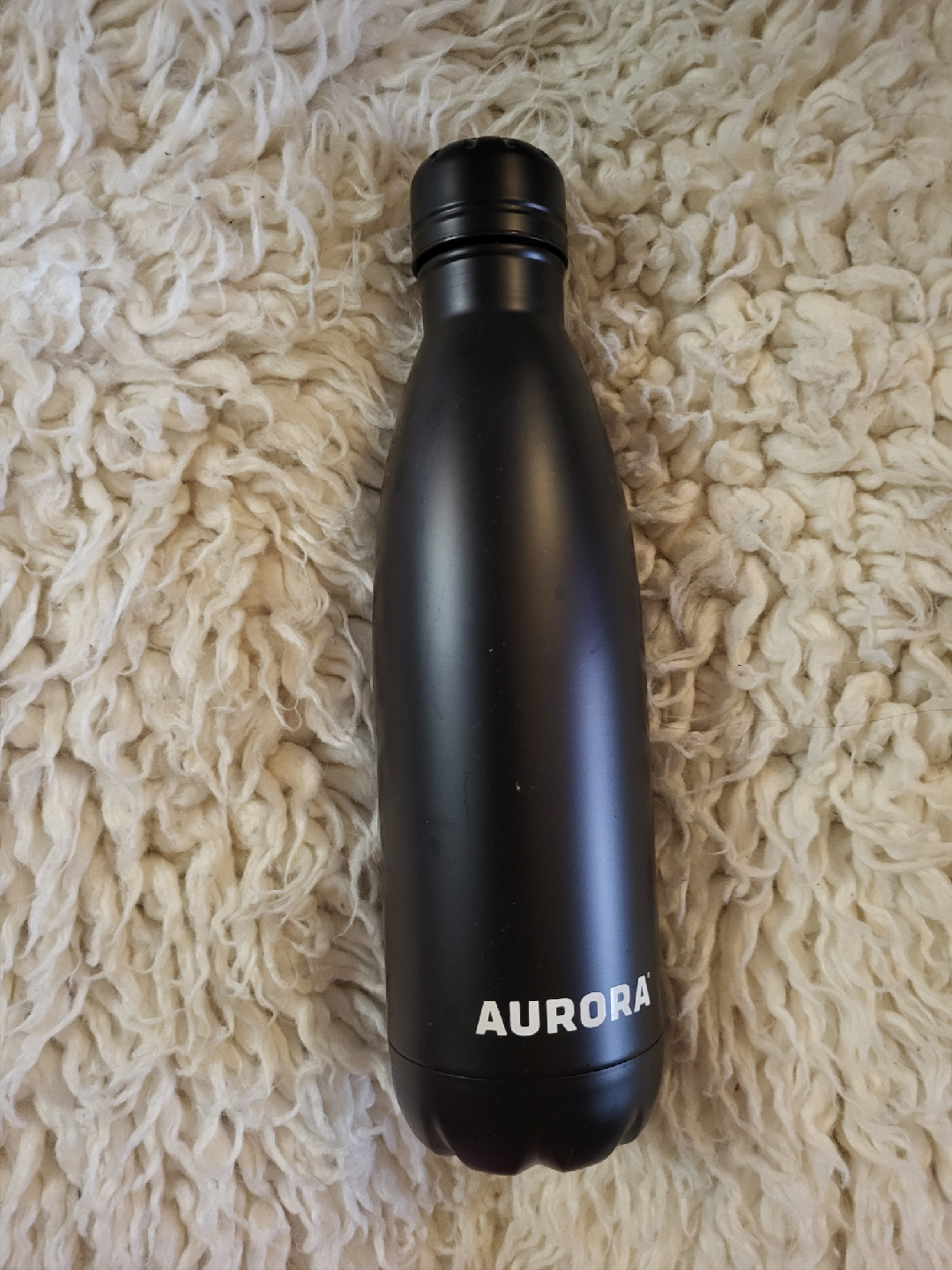 Aurora Black Water Bottle