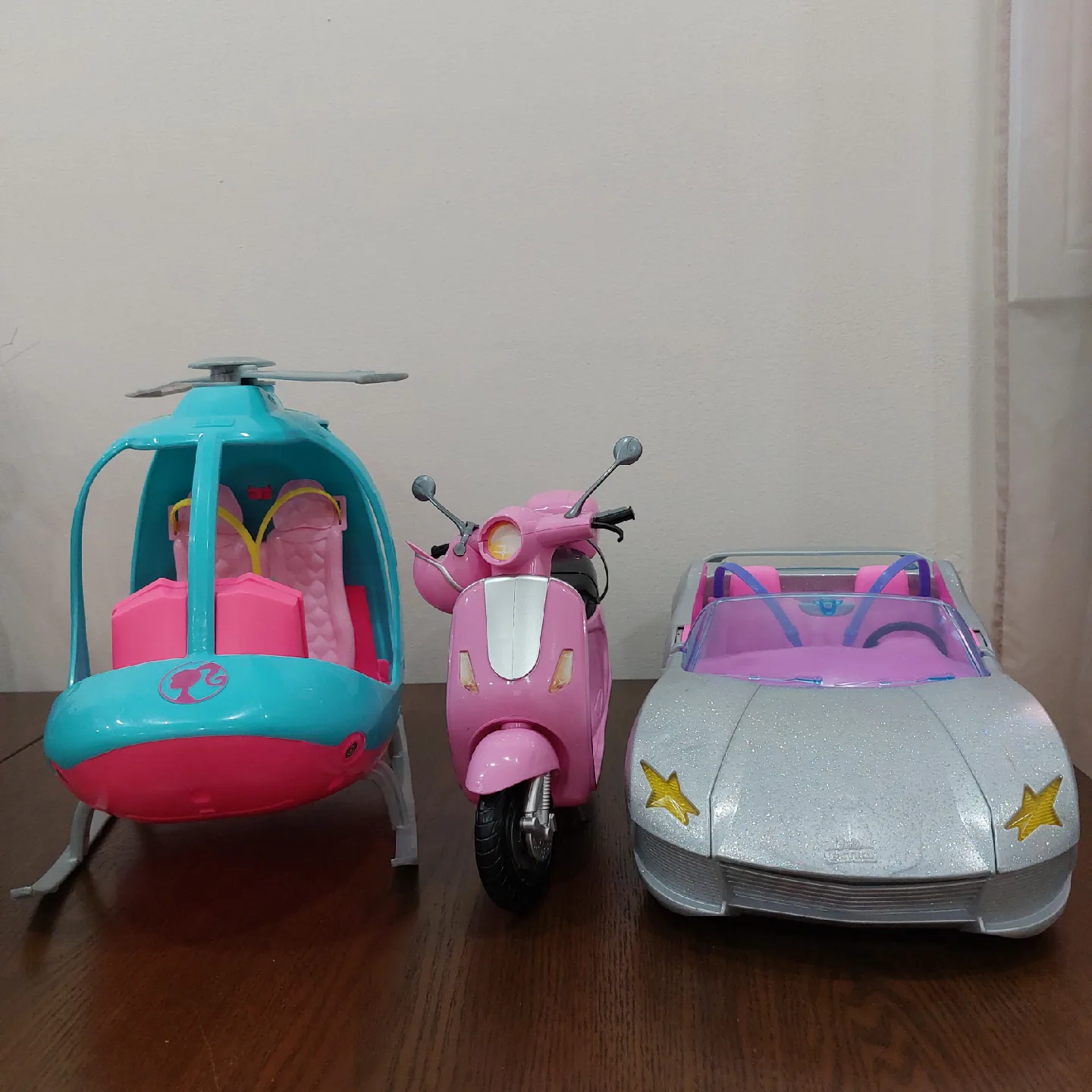 Barbie Car, Scooter and Helicopter thumbnail
