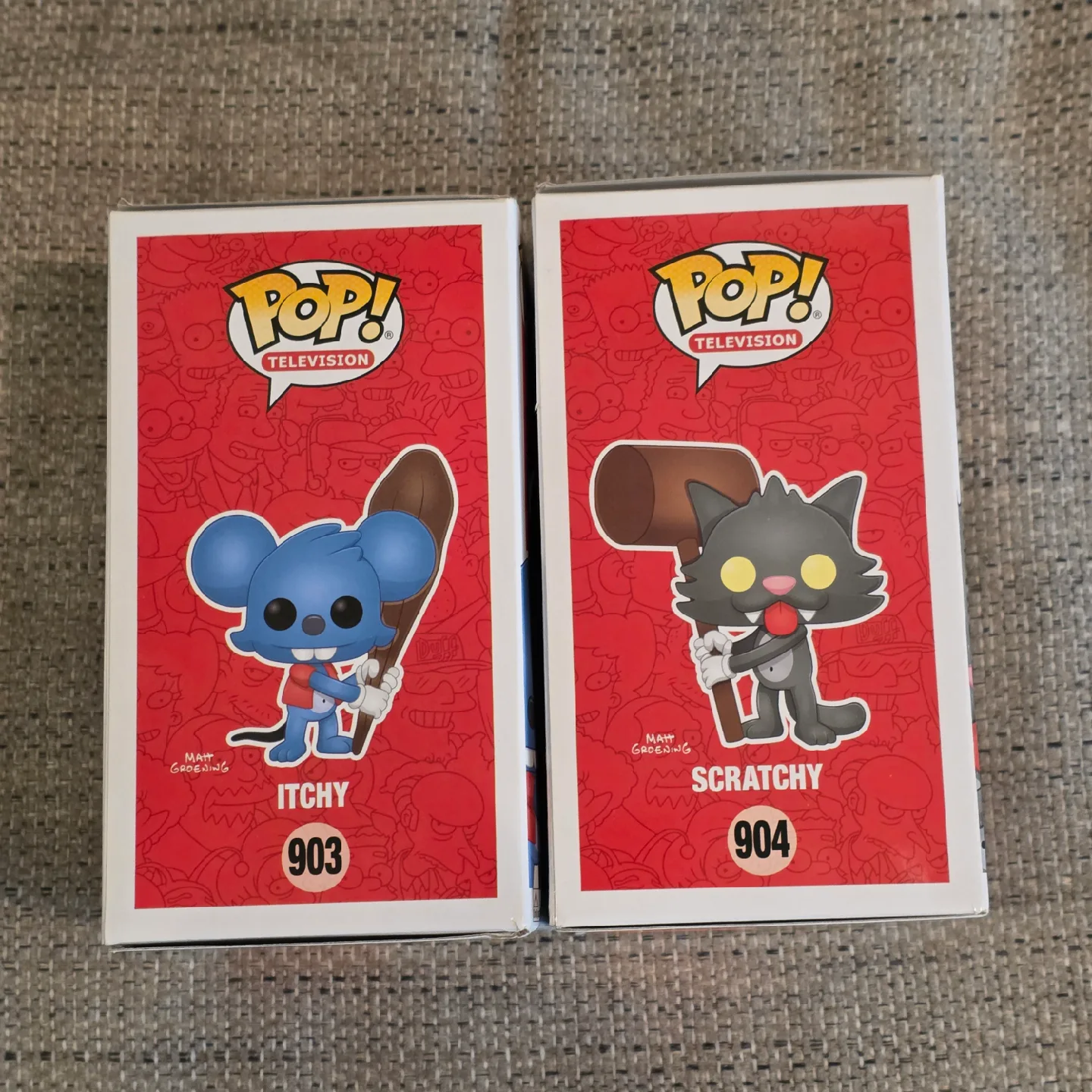 Funko Pop! The Simpsons Itchy 903 & Scratchy 904 image indicator(4)
