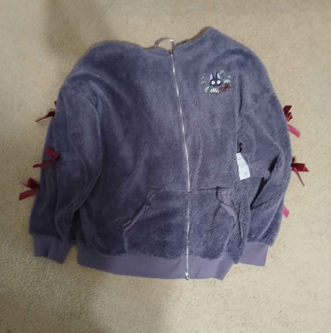 HOT TOPIC KIKI'S DELIVERY SERVICE ZIP UP SWEATER STUDIO GHIBLI