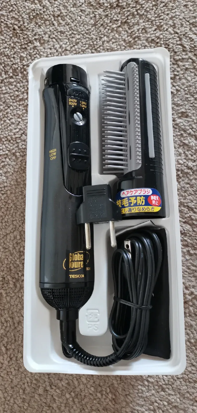 Tescom BI21 Global Tourer Hair Curler Dryer - Black image indicator(5)