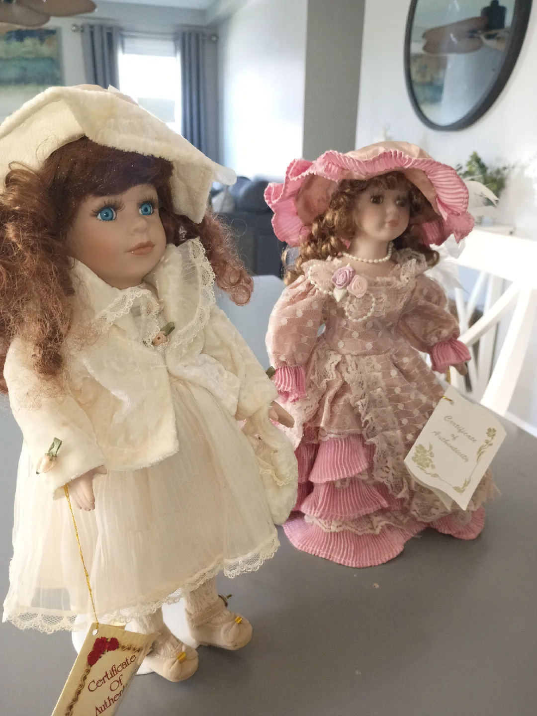 Collectible Porcelain Dolls - Set of 2 image indicator(4)