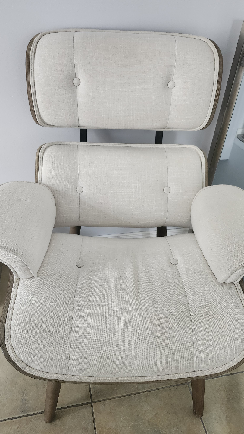 Structube Lounge Chair & stool - photo 4