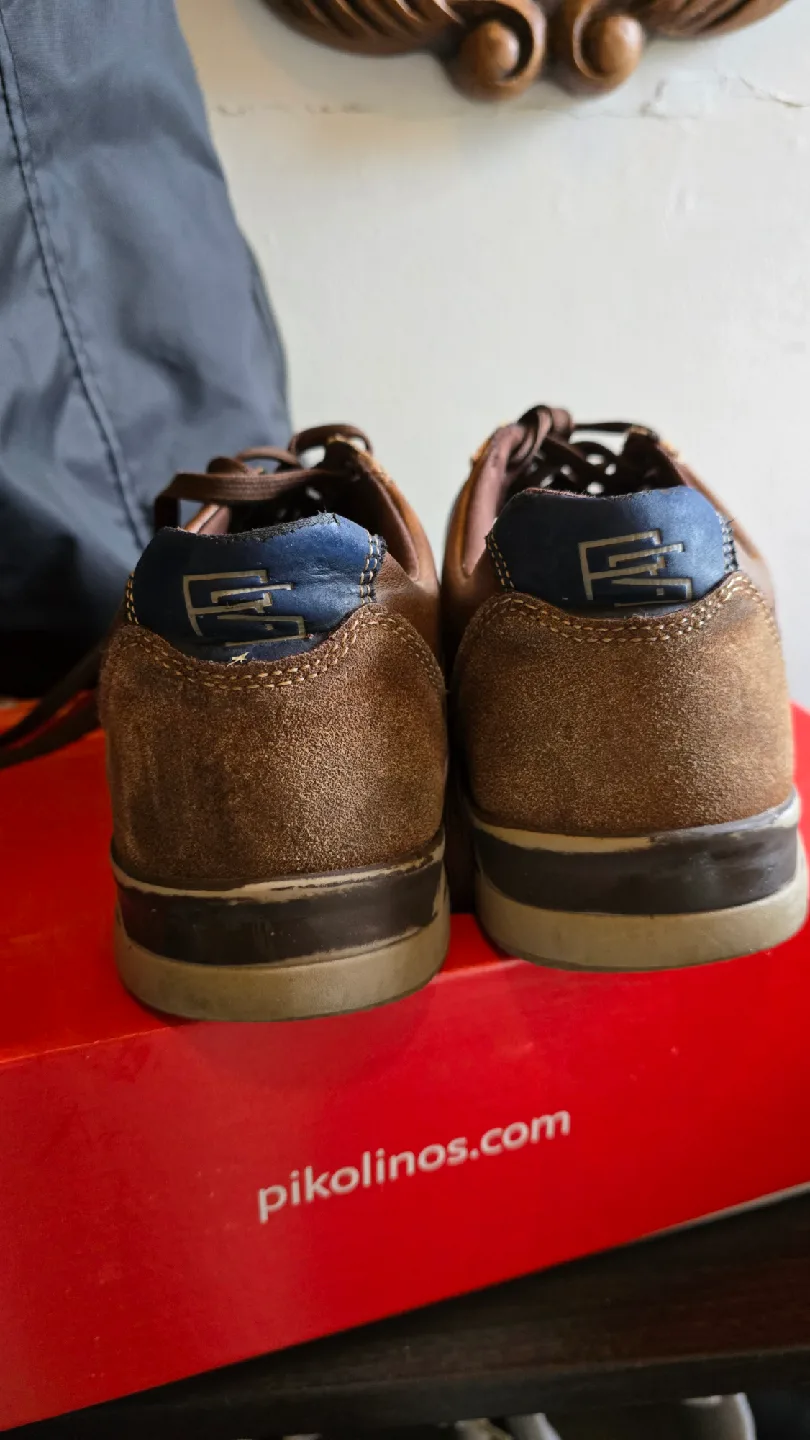 Riverstone Brown Leather Sneakers image indicator(3)