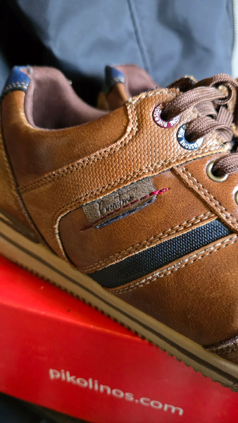 Riverstone Brown Leather Sneakers image indicator(4)