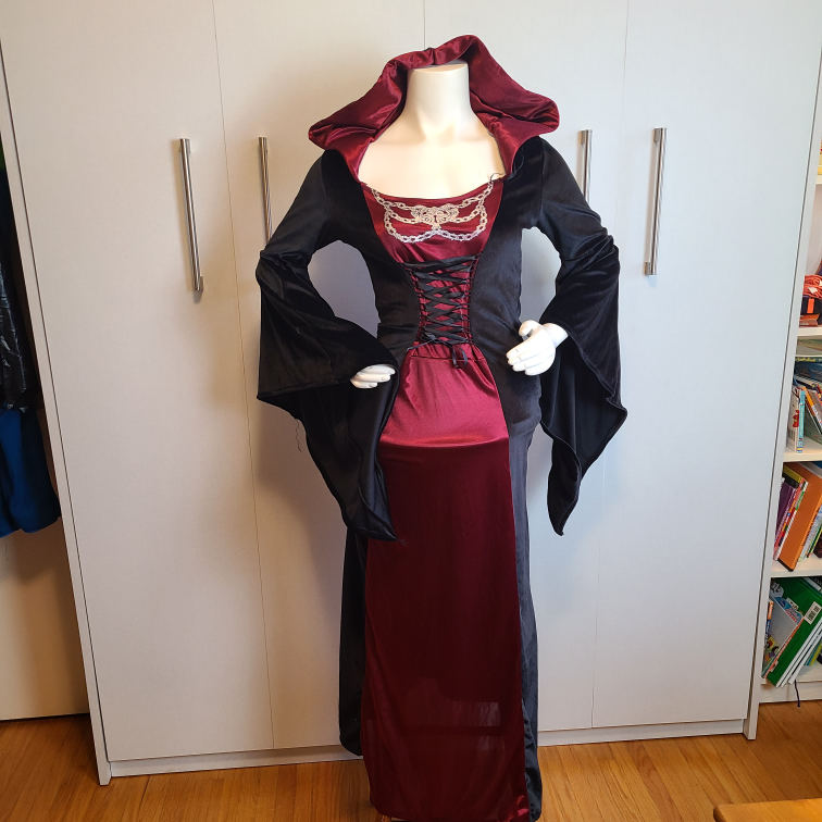 Vampire Costume - Black & Red for $15!