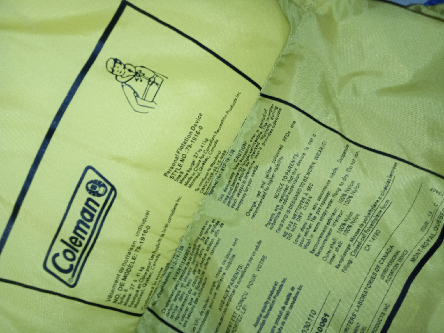 Coleman Life Jacket - 27-41kg - photo 3